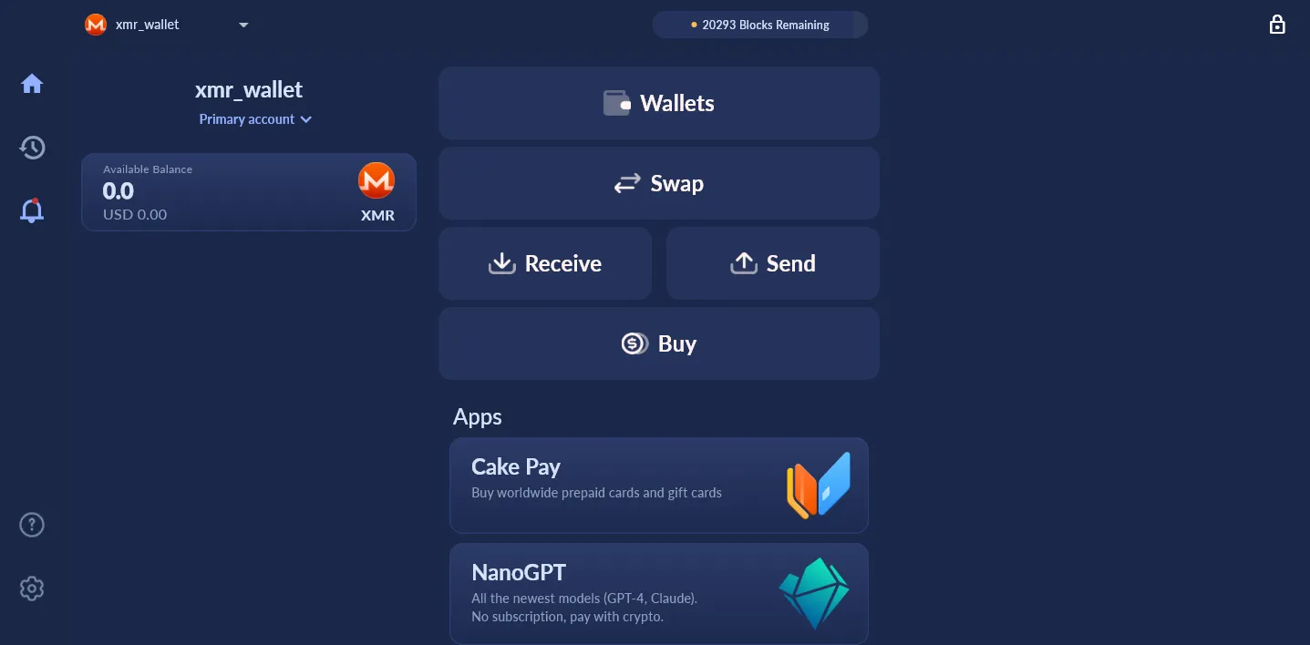 Cake Wallet