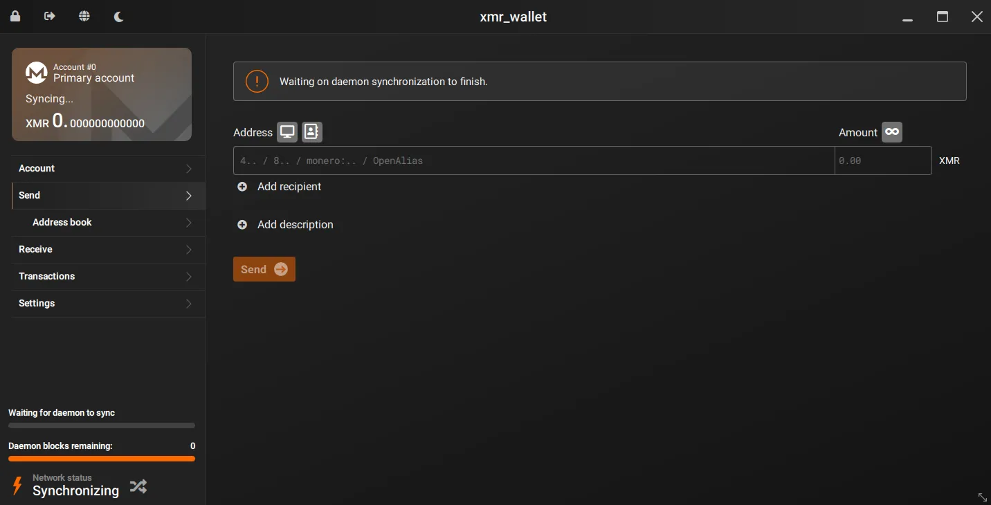 Monero GUI