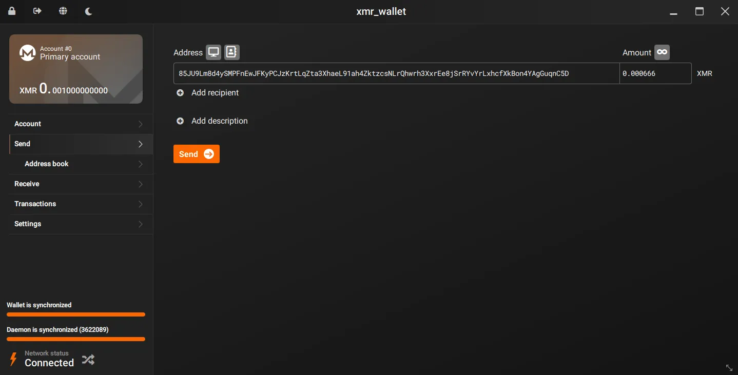 Monero GUI