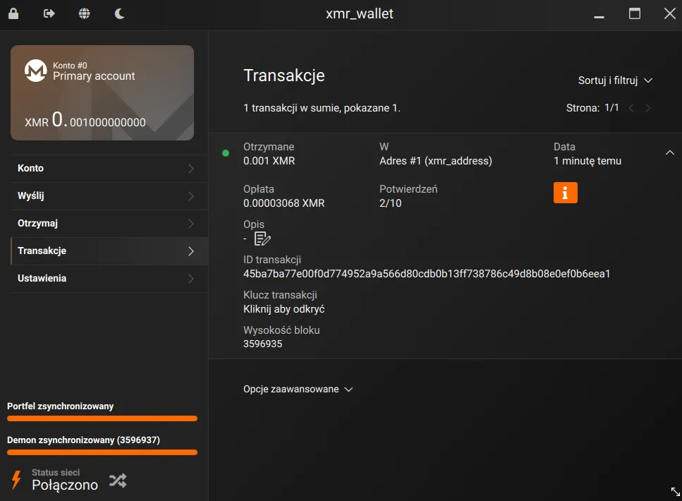 Monero GUI