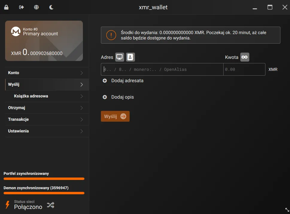 Monero GUI