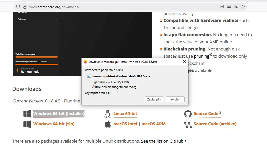 Monero GUI